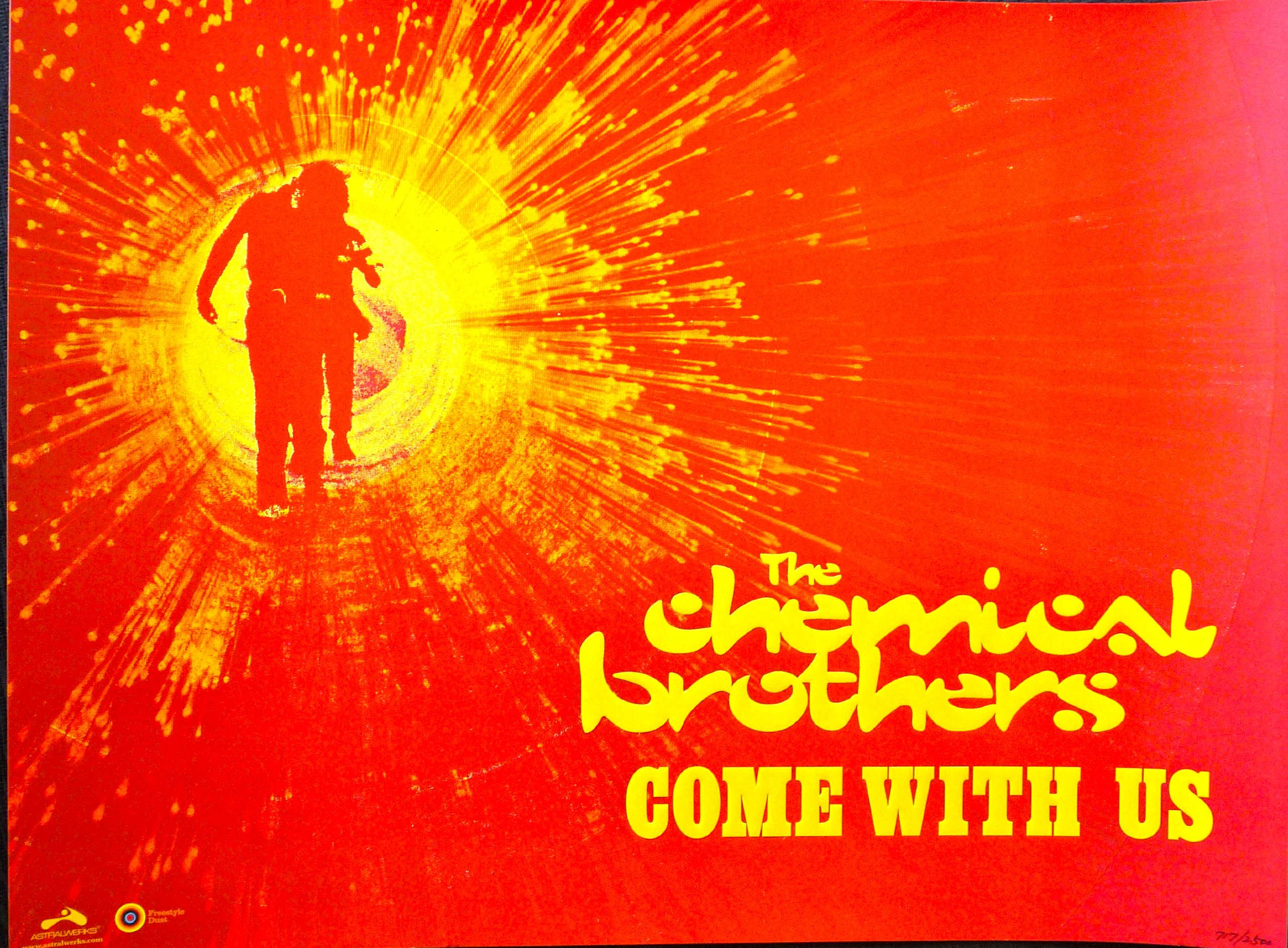 Amazon.com: Chemical Brothers - Come with Us - Advertising Poster